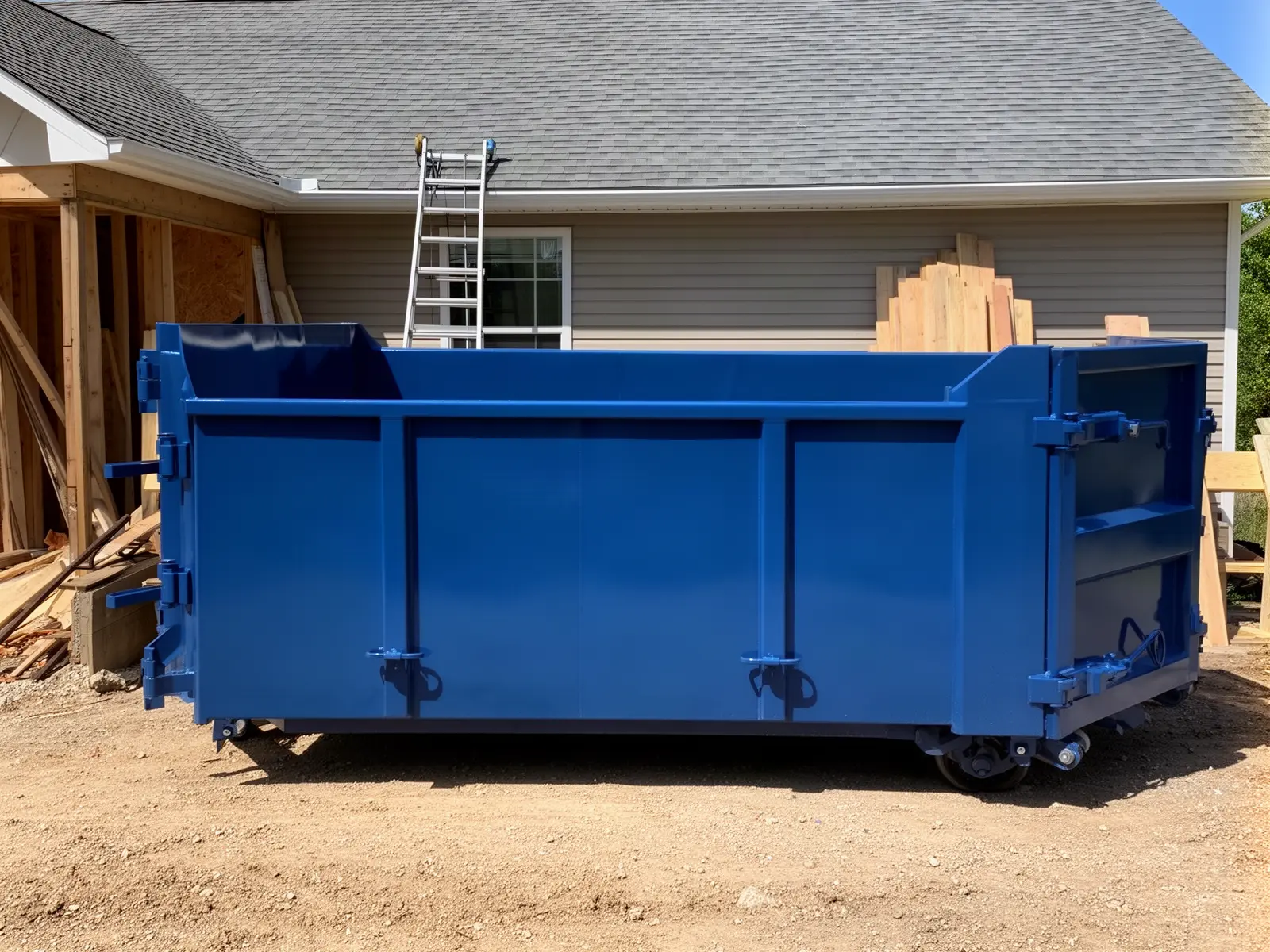 Roll-off dumpster from Deep Creek Dumpster Rental in Plano, TX
